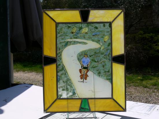 stages vitrail fin mars début avril, peinture